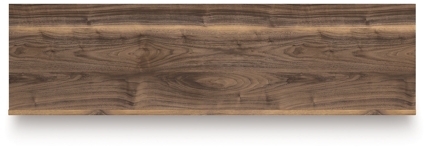 Soporte de TV Zadilyn de 72" con chimenea eléctrica