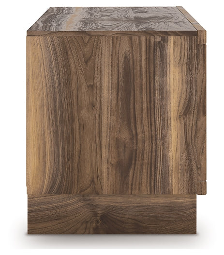 Soporte de TV Zadilyn de 72" con chimenea eléctrica