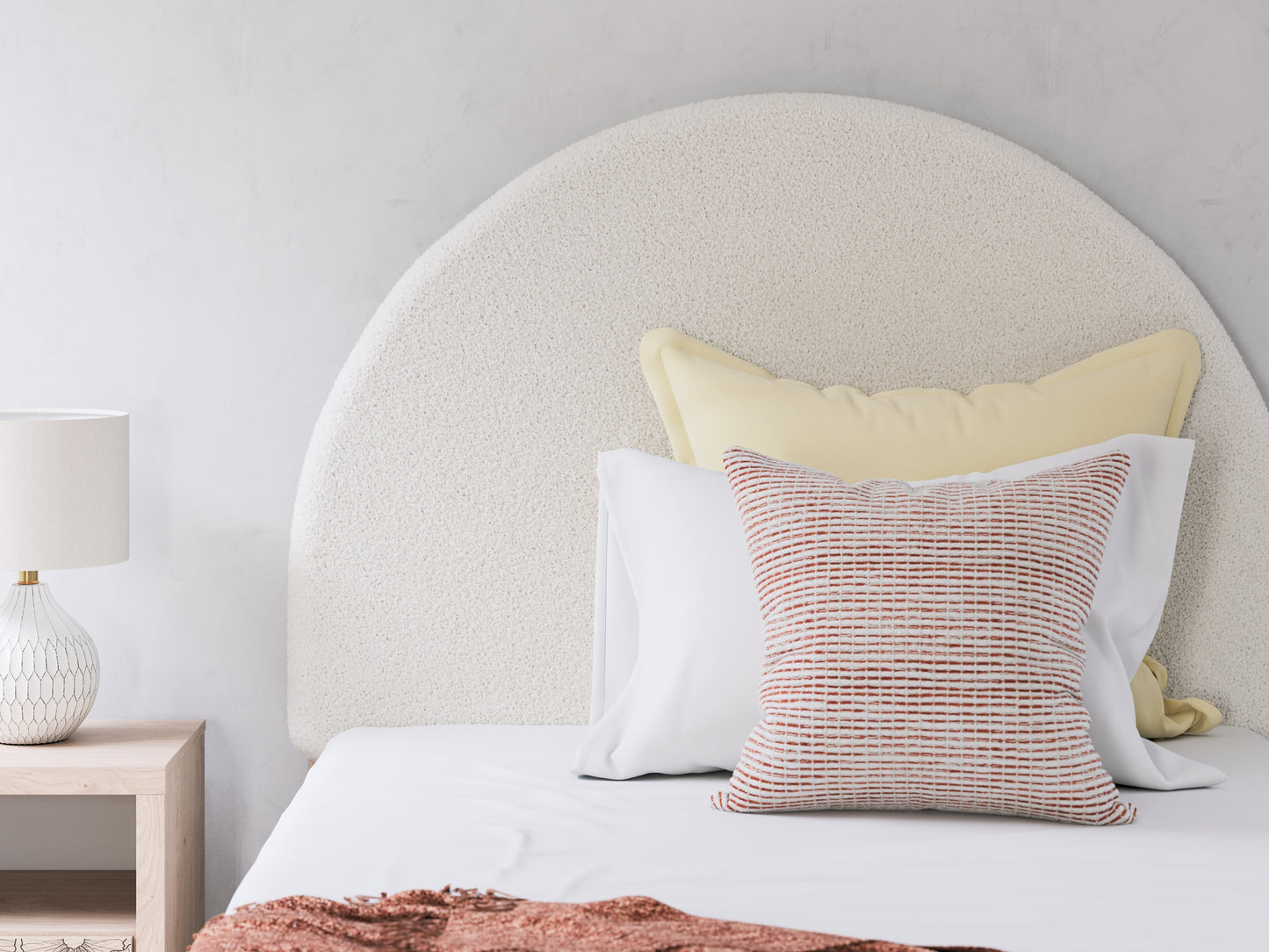 Cama tapizada Arloster de cuerpo entero con almacenamiento