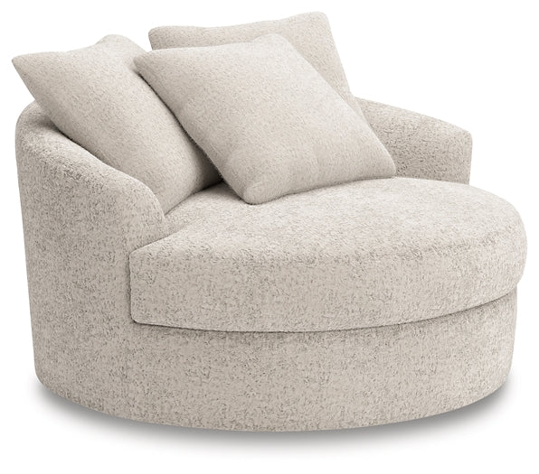 Sillón giratorio extragrande Cuddle Plush