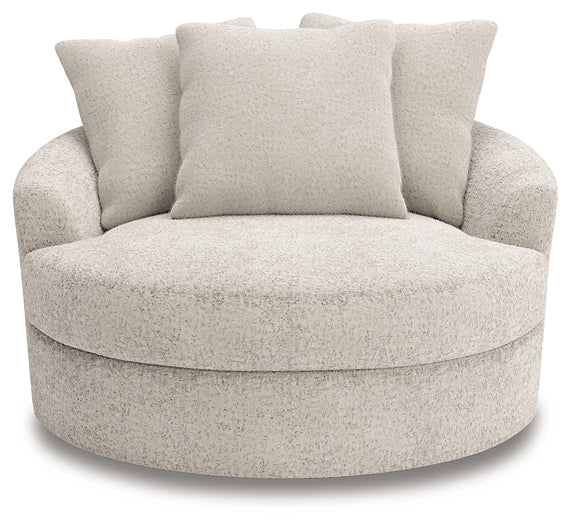 Sillón giratorio extragrande Cuddle Plush