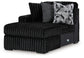 Sofá seccional de 3 piezas Midnight-Madness con chaise longue