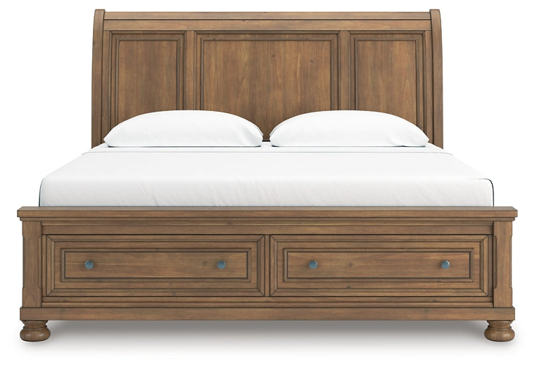 Cama de trineo Feddinger King con almacenamiento