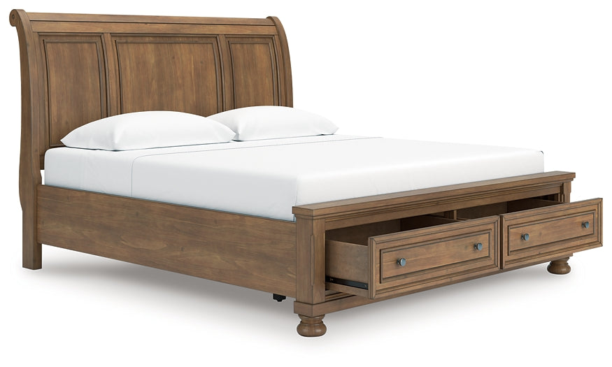 Cama de trineo Feddinger King con almacenamiento