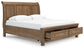 Cama de trineo Feddinger King con almacenamiento