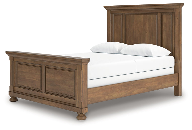 Cama con panel tamaño queen Feddinger