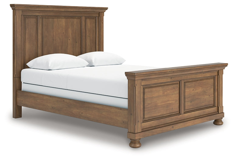 Cama con panel tamaño queen Feddinger