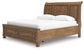 Cama de trineo Feddinger California King con almacenamiento