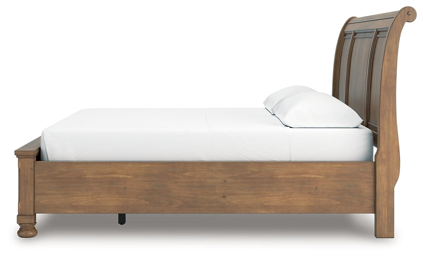 Cama de trineo Feddinger California King con almacenamiento