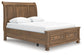 Cama de trineo con almacenamiento Feddinger Queen
