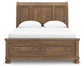 Cama de trineo con almacenamiento Feddinger Queen
