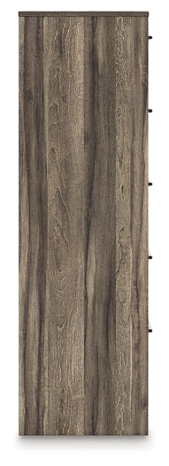 Cómoda Elbrim de cinco cajones