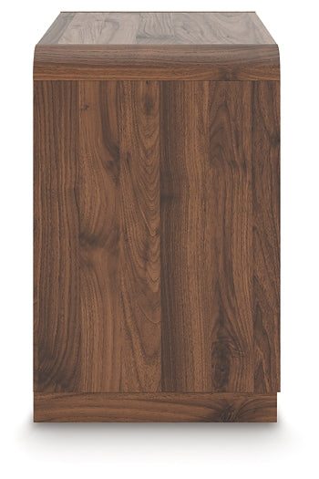 Mesita de noche Fortlorn de dos cajones