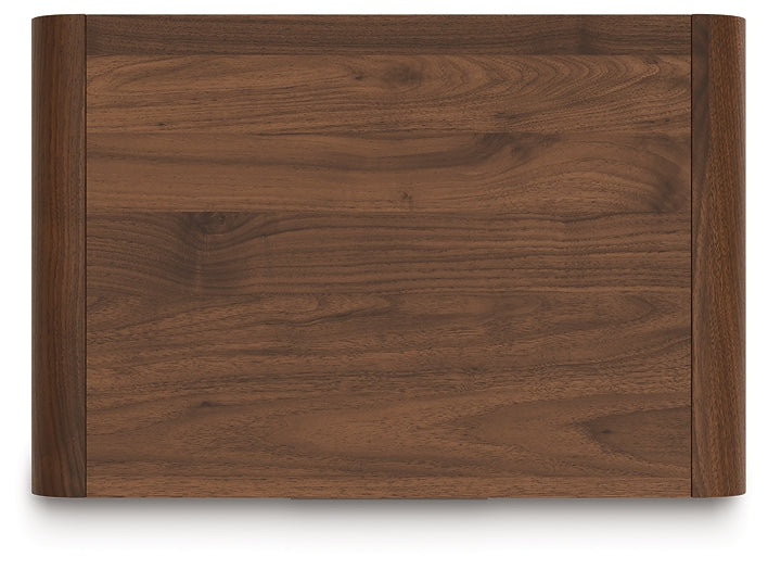 Mesita de noche Fortlorn de dos cajones