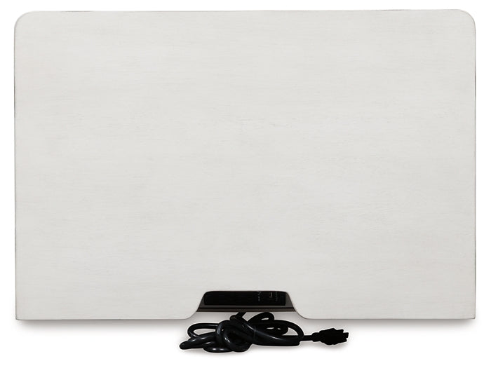 Mesita de noche Rowlenstown de tres cajones