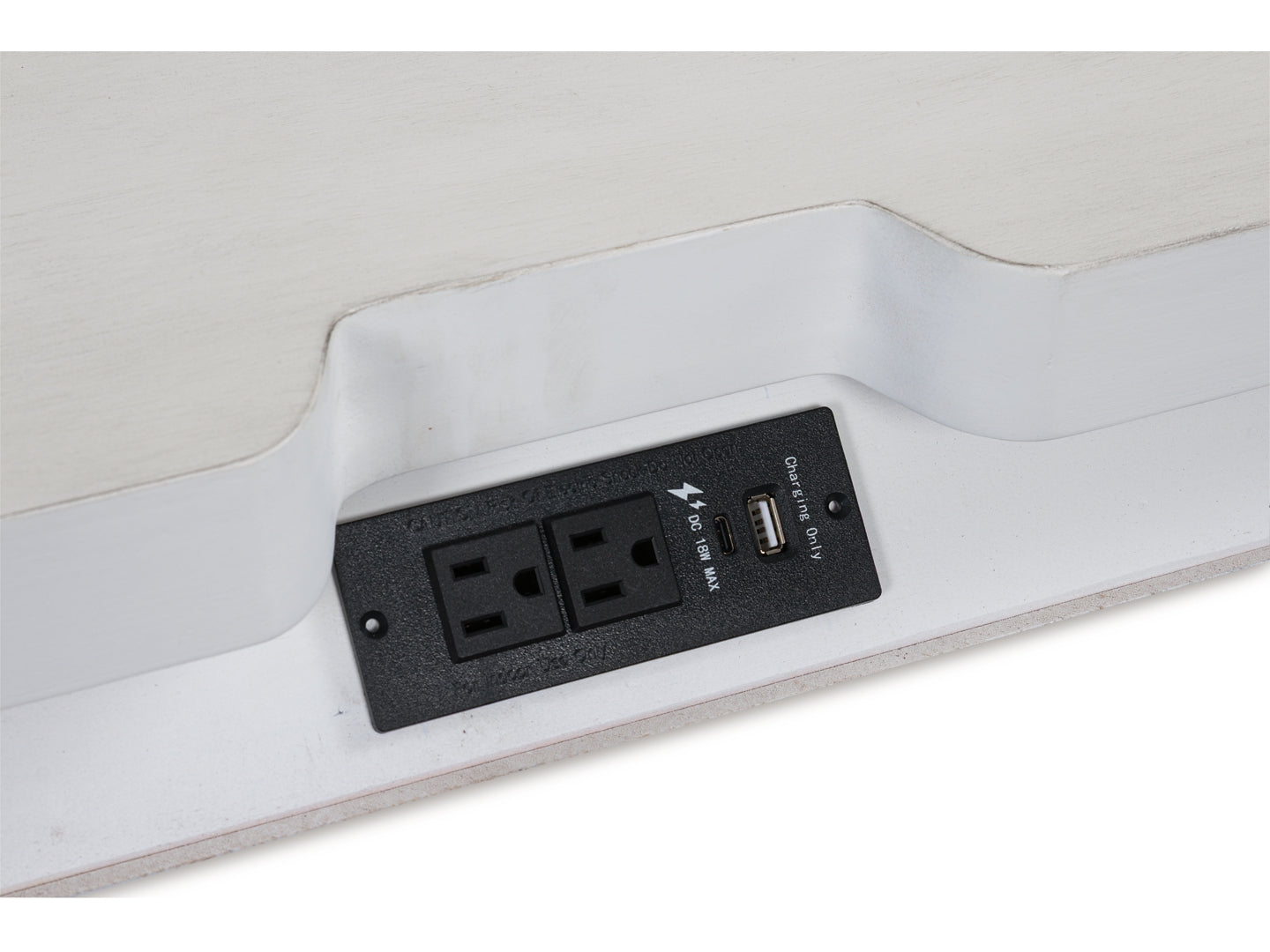 Mesita de noche Rowlenstown de tres cajones