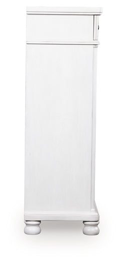 Cómoda Rowlenstown de cinco cajones