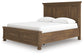 Cama con almacenamiento Feddinger California King con panel