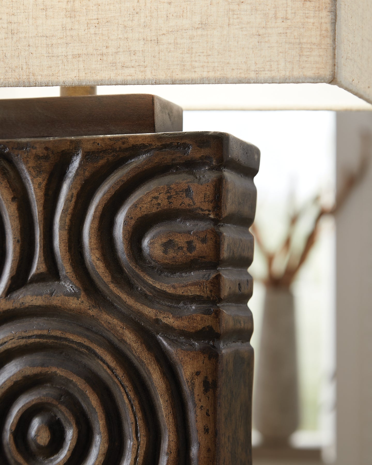 Lámpara de mesa de papel Heathbury (1/CN)