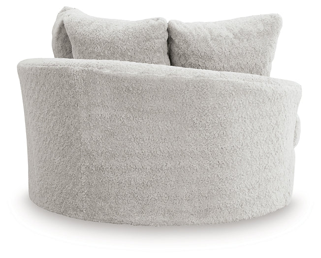 Sillón giratorio extragrande Cuddle Plush