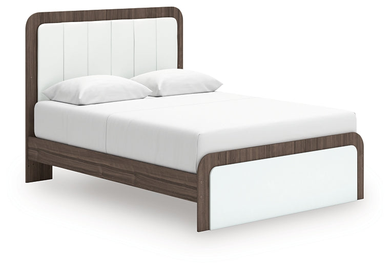Cama tapizada Kendanport Queen