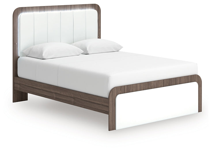 Cama tapizada Kendanport Queen