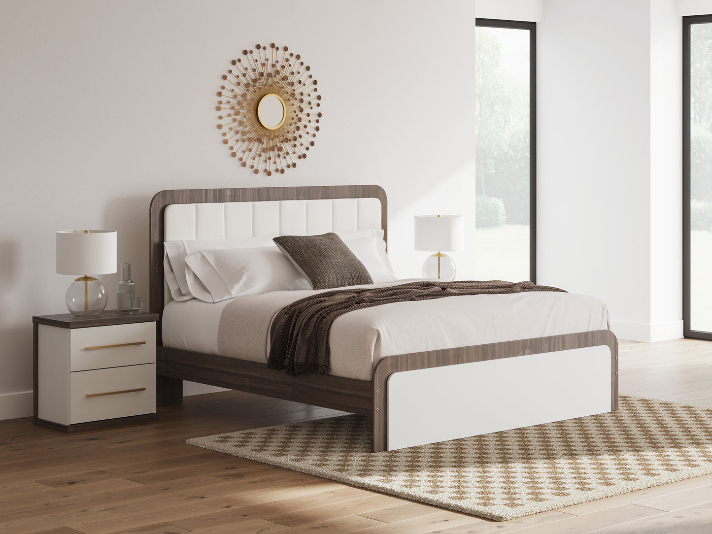 Cama tapizada Kendanport King