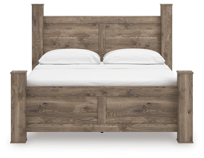 Cama con dosel tamaño king Rusticott
