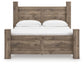 Cama con dosel tamaño king Rusticott
