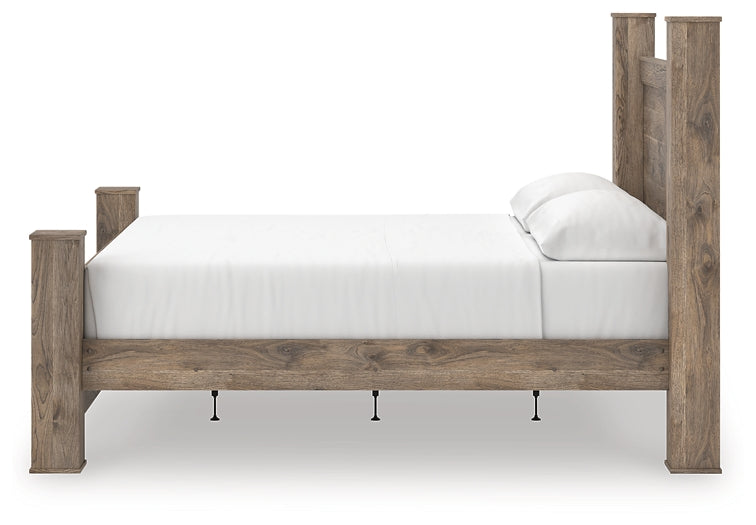 Cama con dosel tamaño king Rusticott