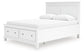 Cama con almacenamiento Fortman Queen con panel y cama