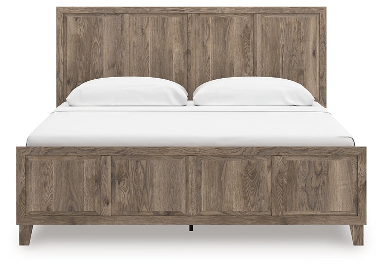 Cama con cabecero tamaño king Rusticott