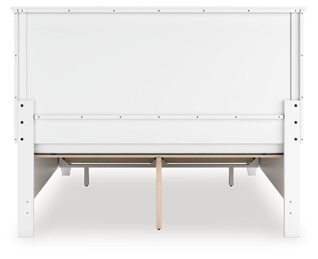 Cama con almacenamiento Fortman Queen con panel y cama