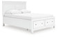 Cama con almacenamiento Fortman Queen con panel y cama