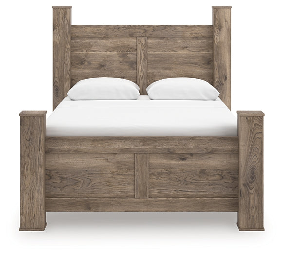 Cama con dosel tamaño Queen Rusticott