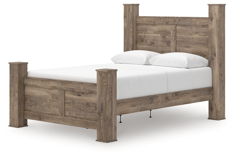 Cama con dosel tamaño Queen Rusticott
