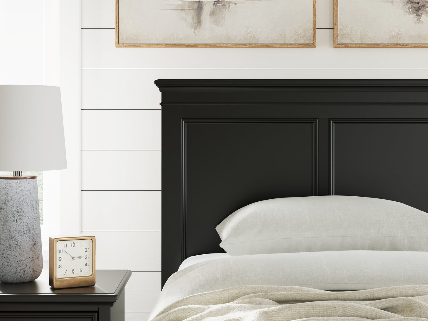 Cama doble con almacenamiento Lanolee