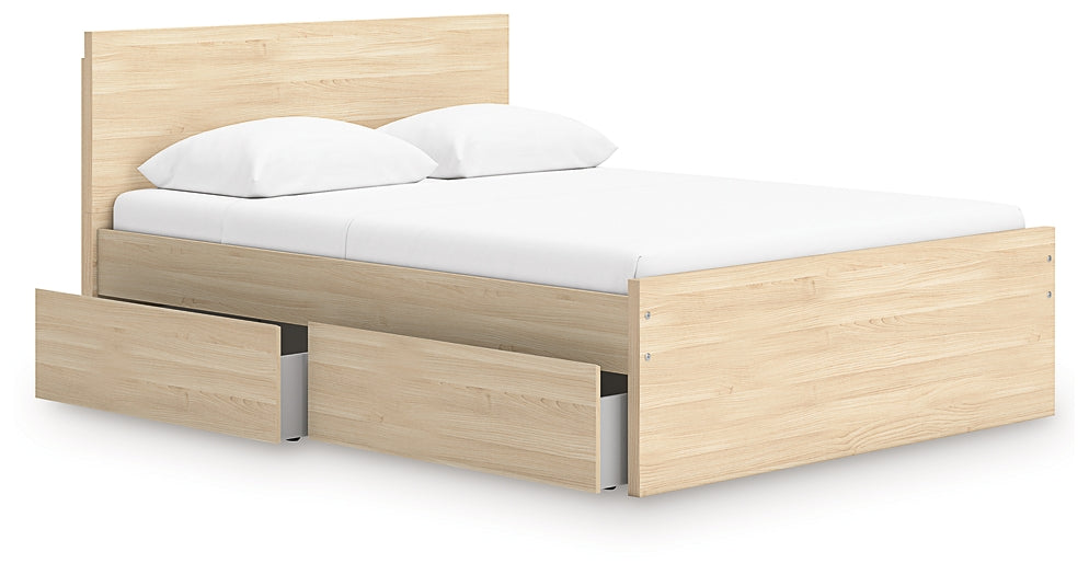 Cama Onita Queen con plataforma y 1 compartimento lateral