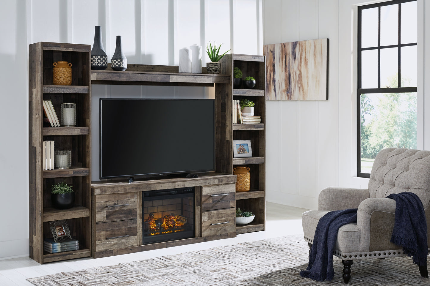 Derekson 4-Piece Entertainment Center