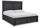 Cama Foyland King con cabecero y tocador con espejo