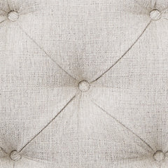 Cama tapizada Arlendyne tamaño Queen con tocador con espejo