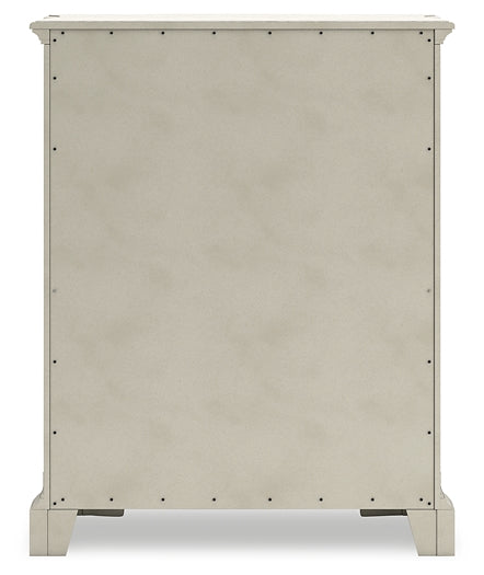 Cama tapizada Arlendyne tamaño Queen con tocador con espejo, cómoda y mesita de noche