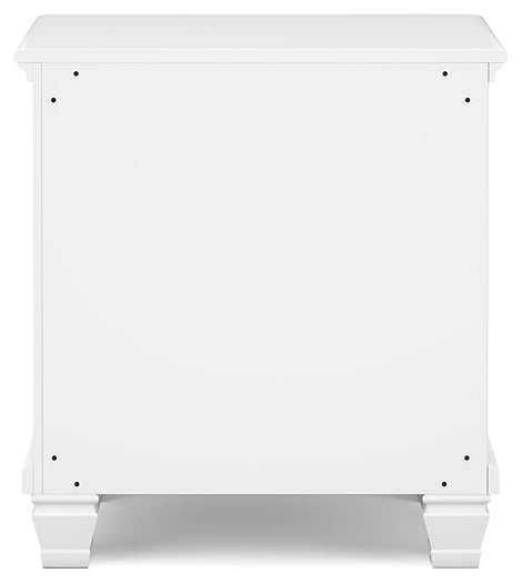 Cama Fortman tamaño Queen con cabecero, tocador con espejo y mesita de noche