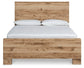 Cama Hyanna Queen con cabecero y tocador con espejo