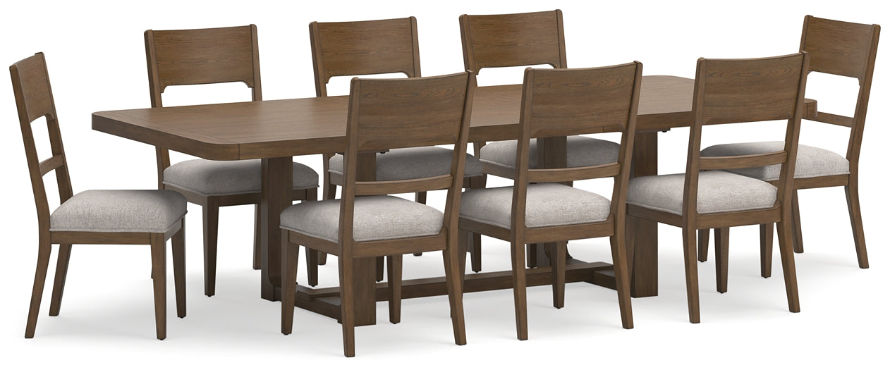 Mesa de comedor Cabalynn y 8 sillas