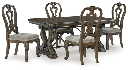 Mesa de comedor Maylee y 4 sillas