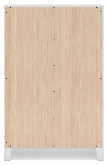 Cama de matrimonio Binterglen con cabecero, tocador con espejo, cómoda y mesita de noche