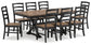 Mesa de comedor Wildenauer y 8 sillas
