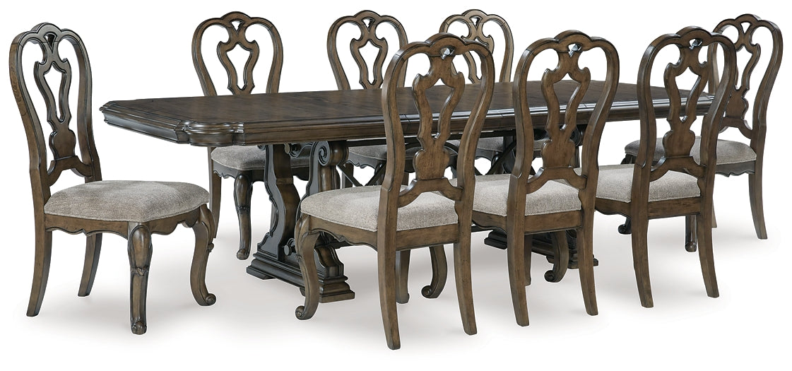 Mesa de comedor Maylee y 8 sillas