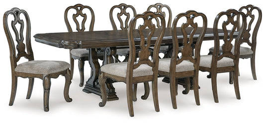 Mesa de comedor Maylee y 8 sillas